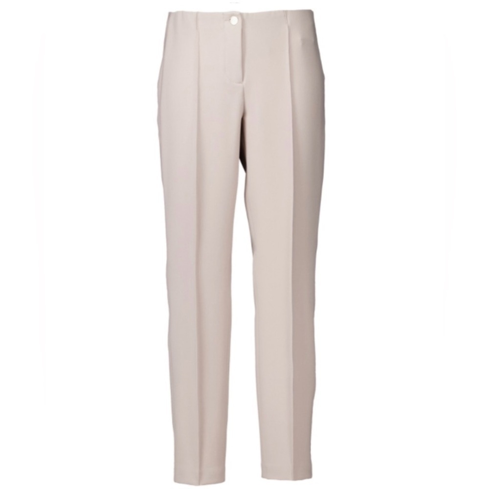 Cambio Ros Slim Straight Trousers Tan Size 10 sz tag missing excellent condition